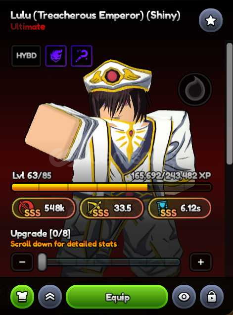 Anime Last Stand(Als) Shiny Lelouch(Lulu) evo Anime Last Stand(Als) Shiny Lelouch(Lulu) evo