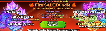 ⭐Anime Last Stand : Fire Sandle Bundle⭐ 