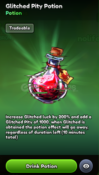 Anime Last Stand Glitchted Potion Anime Last Stand Glitchted Potion