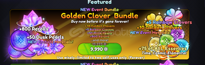 Anime Last Stand Golden Clover Bundle