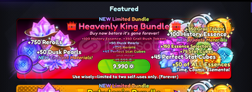 Anime Last Stand Heavenly King Bundle 