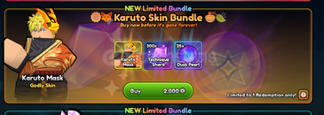 Anime Last Stand Karuto Skin Bundle