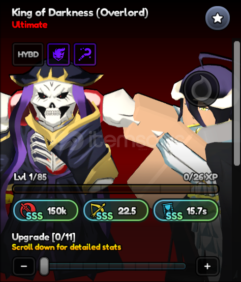 Anime Last Stand King Of Darkness evo (Ainz) Anime Last Stand King Of Darkness evo (Ainz)