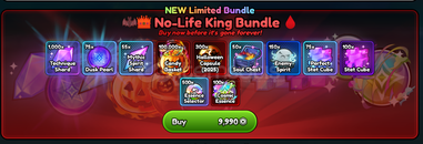 Anime Last Stand No Life King Bundle