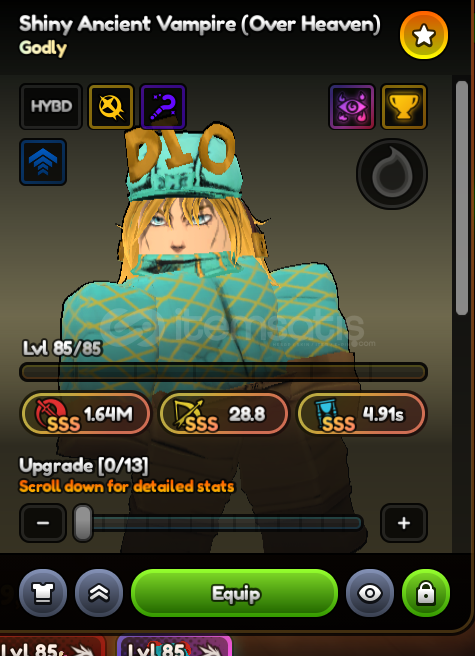 ANIME LAST STAND / SHINY DIO OVER HEAVEN ANIME LAST STAND / SHINY DIO OVER HEAVEN