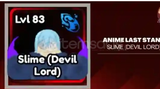 anime last stand slime devil lord + skin