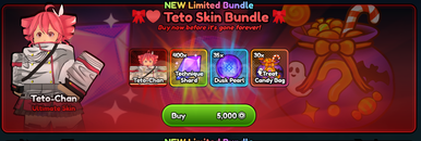 Anime Last Stand Teto Skin Bundle