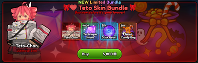 Anime Last Stand Teto Skin Bundle Anime Last Stand Teto Skin Bundle