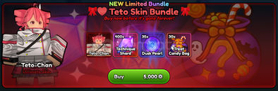 Anime Last Stand Teto Skin Bundle