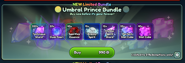 Anime Last Stand Umbral Prince Bundle