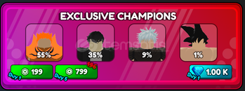 ✨Anime Power 5 EXCLUSİVE CHAMPIONS✨