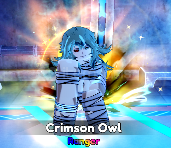 Anime Rangers X Crimson Owl Çıkartma Anime Rangers X Crimson Owl Çıkartma