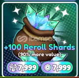 ✨Anime Reborn +100 Reroll Shards ✨
