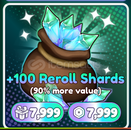 ✨Anime Reborn +100 Reroll Shards ✨
