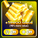 ✨Anime Reborn +11,000 Gold ✨