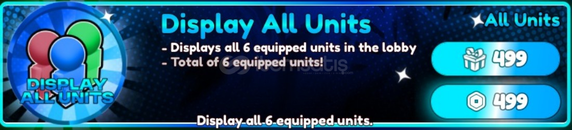✨Anime Reborn Display All Units✨