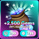 ✨Anime Reborn +2,500 Gems ✨