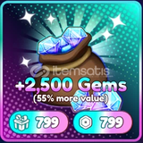 ✨Anime Reborn +2,500 Gems ✨