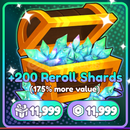 ✨Anime Reborn +200 Reroll Shards ✨