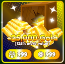 ✨Anime Reborn +25,000 Gold ✨