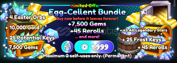 ✨Anime Reborn Egg-Cellent Bundle✨