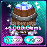 ✨Anime Reborn +6,000 Gems ✨