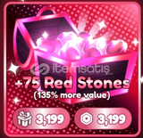 ✨Anime Reborn +75 Red Stone ✨