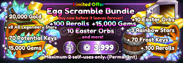 ✨Anime Reborn Egg Scramble Bundle ✨