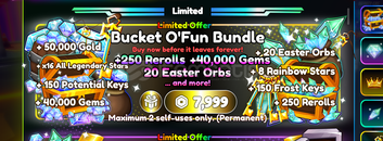 Anime Reborn : Bucket O Fun Bunlde / Ofun O'fun