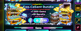 Anime Reborn : Egg Cellent Bundle / Egg-Cellent