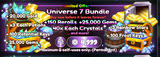 Anime Reborn Universe 7 Bundle 