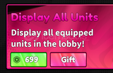 Anime Royale : Display All Units
