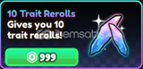 ✨Anime Vanguard 10 Trait Rerolls✨(GİFT)