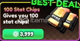 ✨Anime Vanguard 100 Stat Chips✨(GİFT)