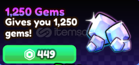 ⭐ Anime Vanguard 1250 Gems⭐