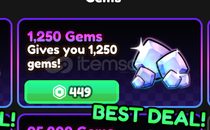 Anime Vanguards : 1250 Gems GİFT