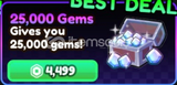 ✨Anime Vanguard 25,000 Gems✨(GİFT)