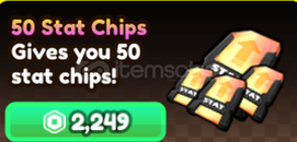 ⭐ Anime Vanguard 50 Stat Chips⭐