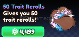 ⭐ Anime Vanguard 50 Trait Rerolls⭐