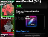 anime vanguard 80 robux bundle anime vanguard 80 robux bundle