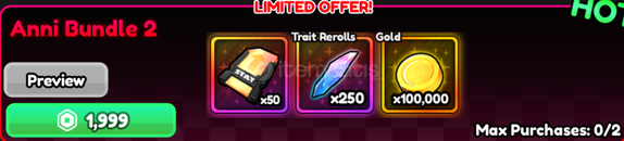 ⭐ Anime Vanguard Anni Bundle 2⭐