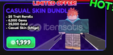 ✨Anime Vanguard CASUAL SKIN BUNDLE✨