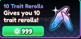 Anime Vanguards 10 Trait Rerolls