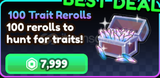 Anime Vanguards 100 Trait Rerolls