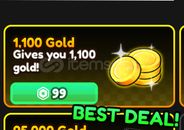 Anime Vanguards 1100 Gold