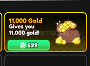 Anime Vanguards 11000 Gold