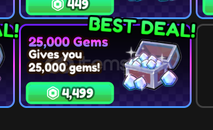 Anime Vanguards 25000 Gems
