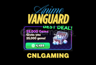 Anime Vanguards | 25000 Gems
