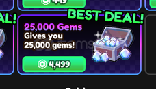 Anime Vanguards : 25000 GEMS GİFT