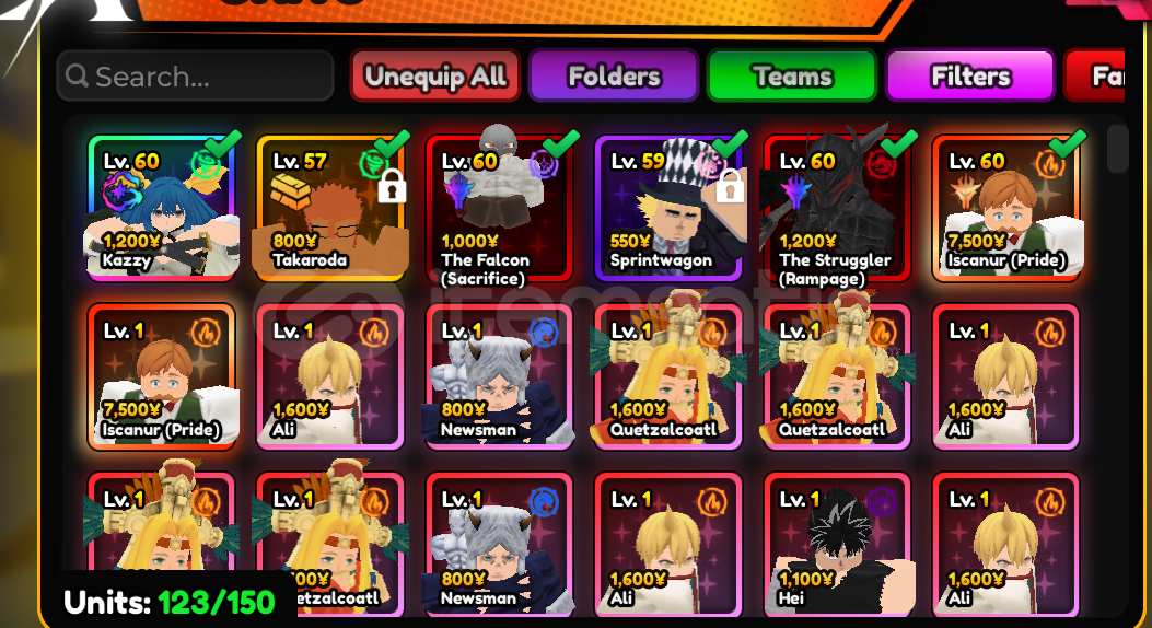 ANİME VANGUARDS 3 META MONARCHLI HESAP ANİME VANGUARDS 3 META MONARCHLI HESAP